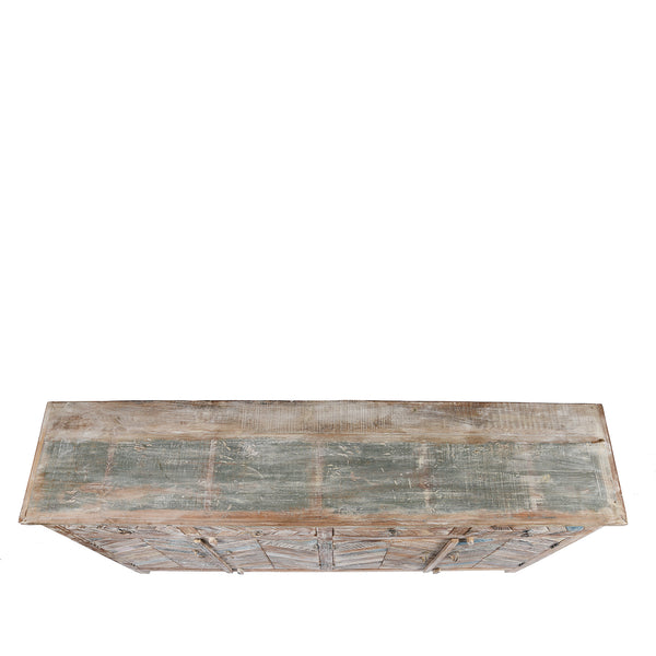 4 Door Sideboard Made From Reclaimed Teak