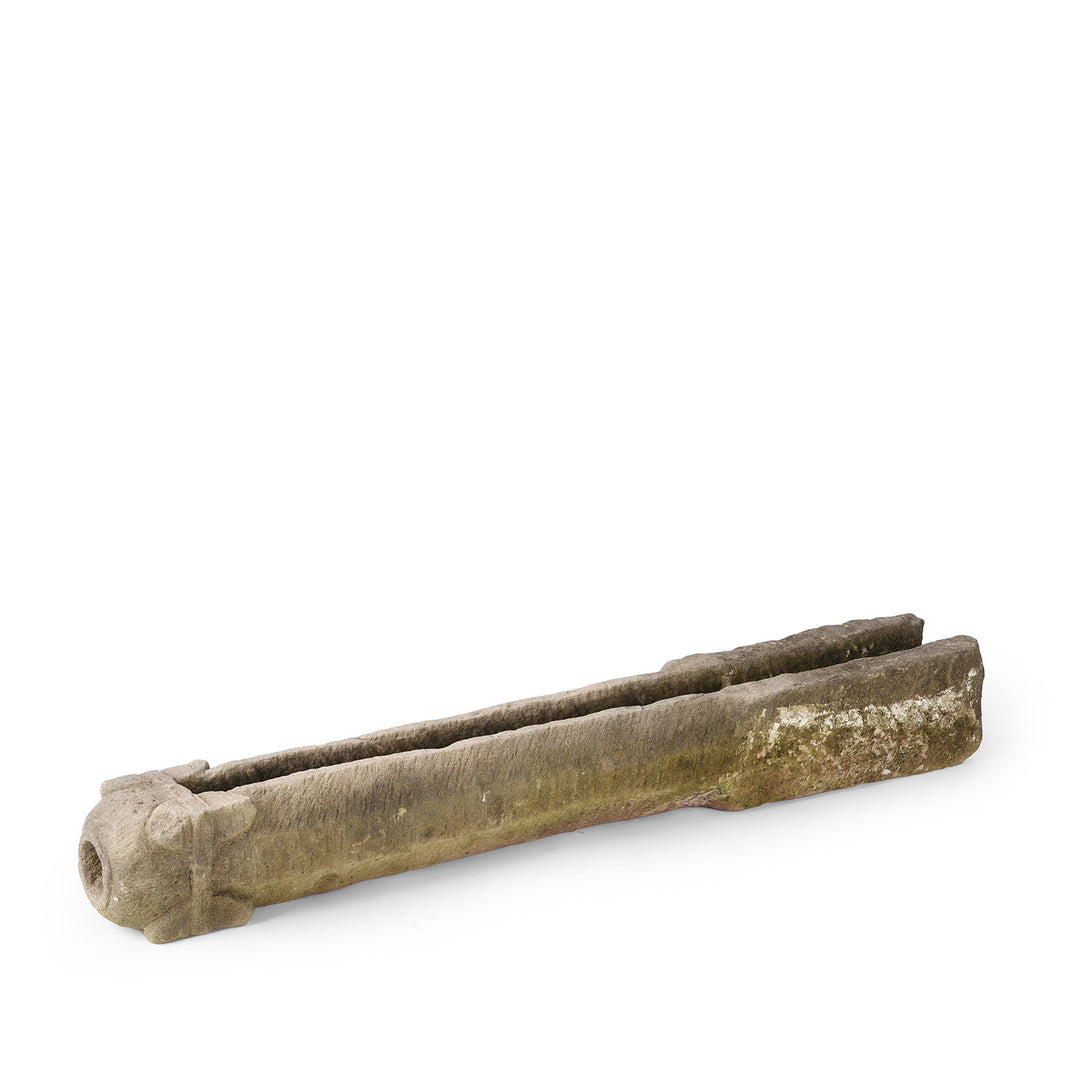 Reverse Side Of Carved Stone Water Spout From Kutch | Indigo Antiques