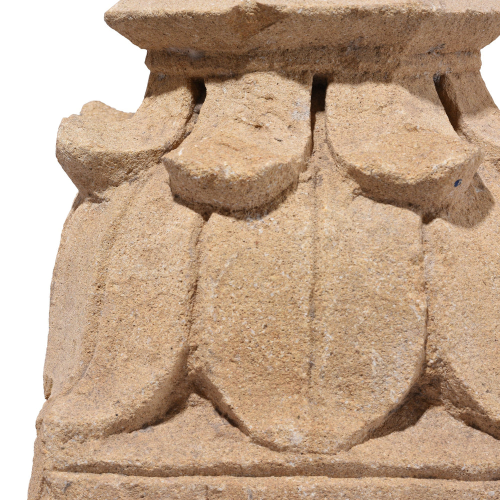 Carving Detail From Antique Indian Carved Stone Bases | Indigo Antiques