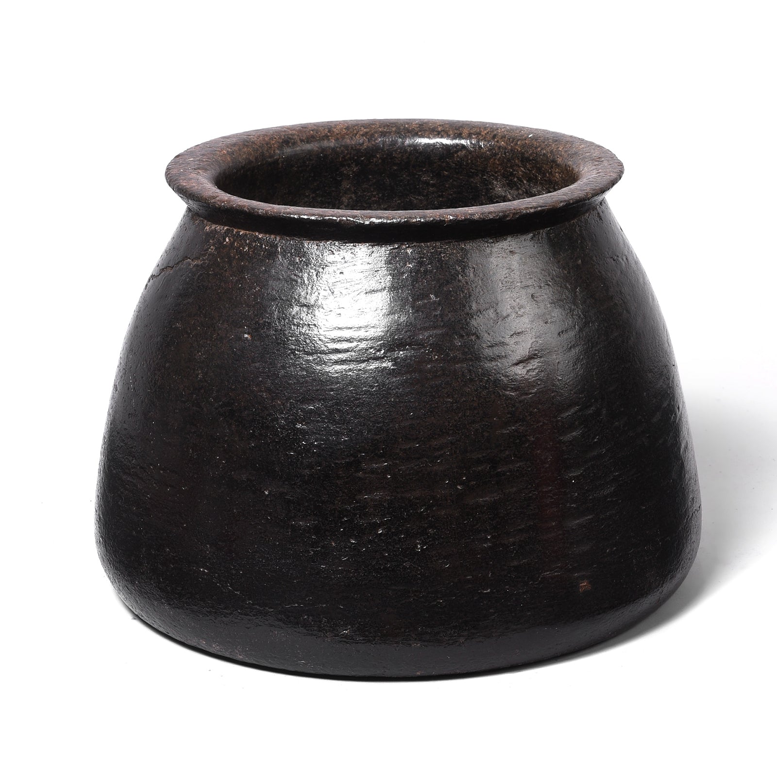 Vintage Indian Stone Plant Pot - Ca 1920's | Indigo Antiques