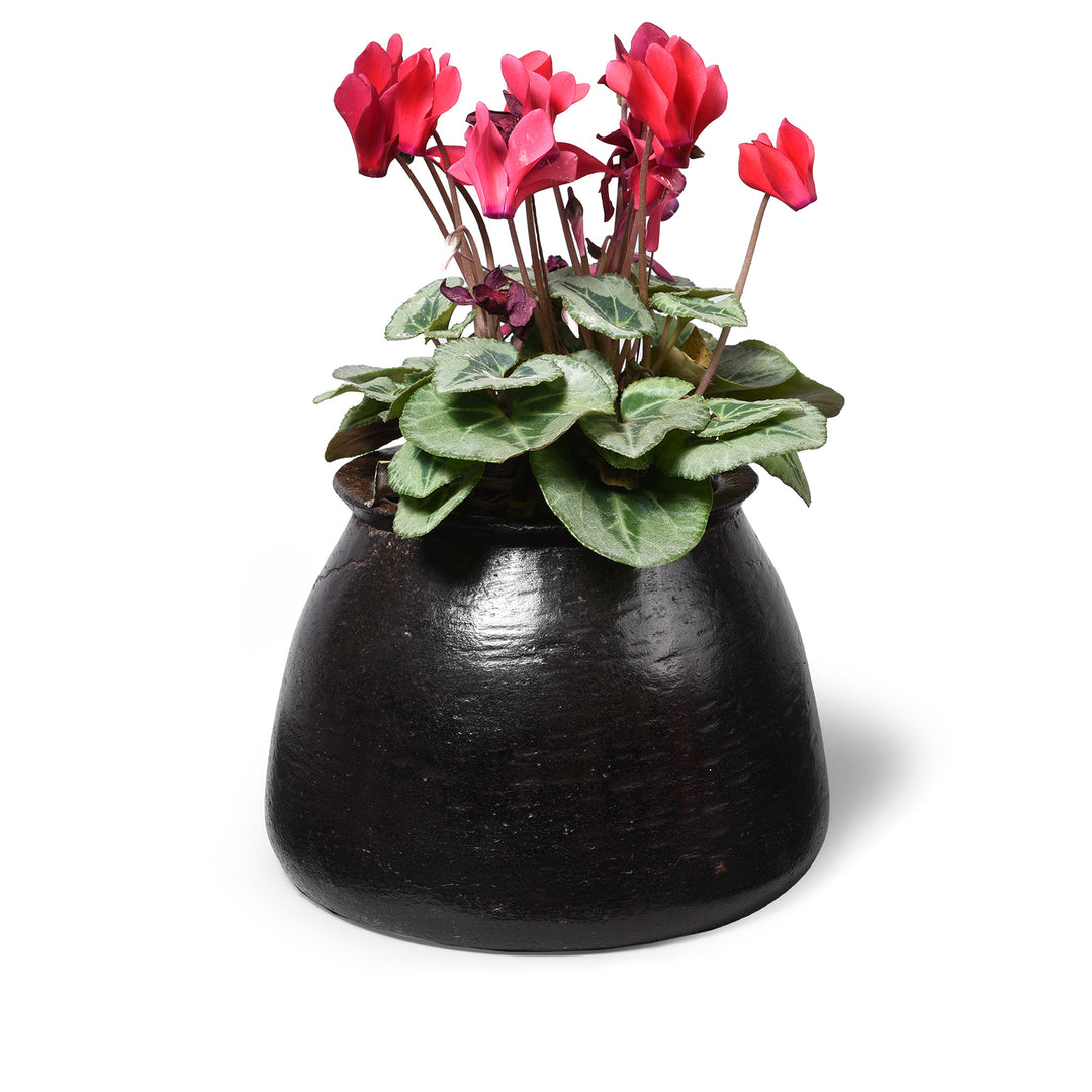 Vintage Indian Stone Plant Pot - Ca 1920's | Indigo Antiques