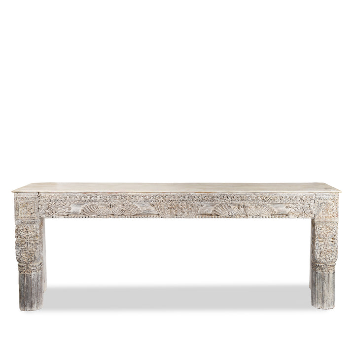 Painted Reclaimed Teak Console Table | Indigo Antiques