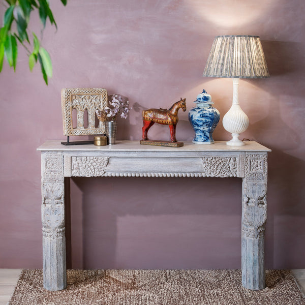Reclaimed Teak Console Table