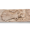 Carved Teak Lintel Panel From Kutch - 19th Century