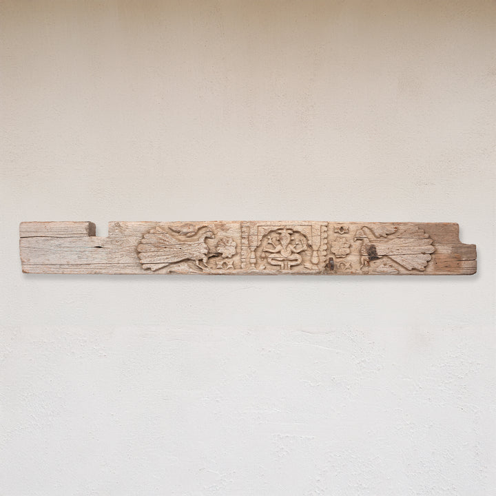 Antique Carved Teak Lintel Panel From Kutch | Indigo Antiques