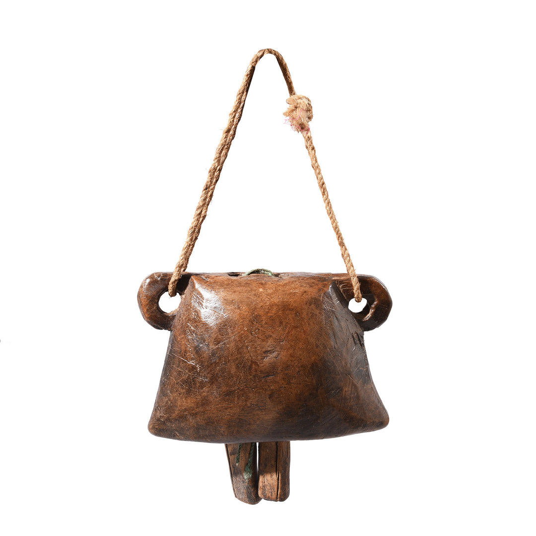 Antique Old Indian Cow Bell From Rajasthan - Early 20th Century | Indigo Antiques