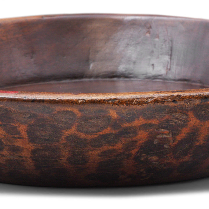 Detail From Antique Carved Indian Parath Bowl From Rajasthan | Indigo Antiques