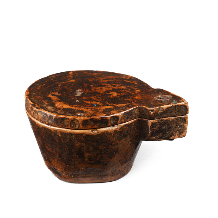 Teak Masala Box From Banswara Tribal Region | Indigo Antiques