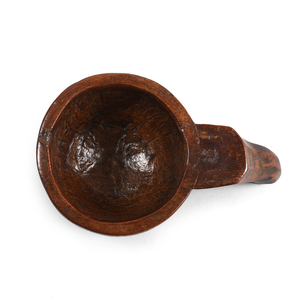 Interior Of Teak Masala Box From Banswara Tribal Region | Indigo Antiques