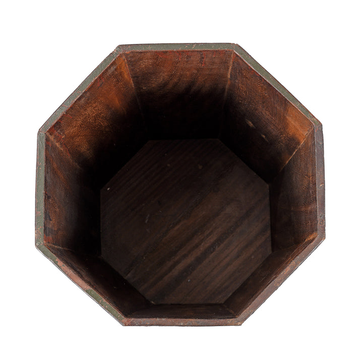 Interior Of Hand Painted Stick Stand From Rajasthan | Indigo Antiques