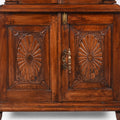Mirrored Almirah Cabinet With Sunburst Panels - 19th Century