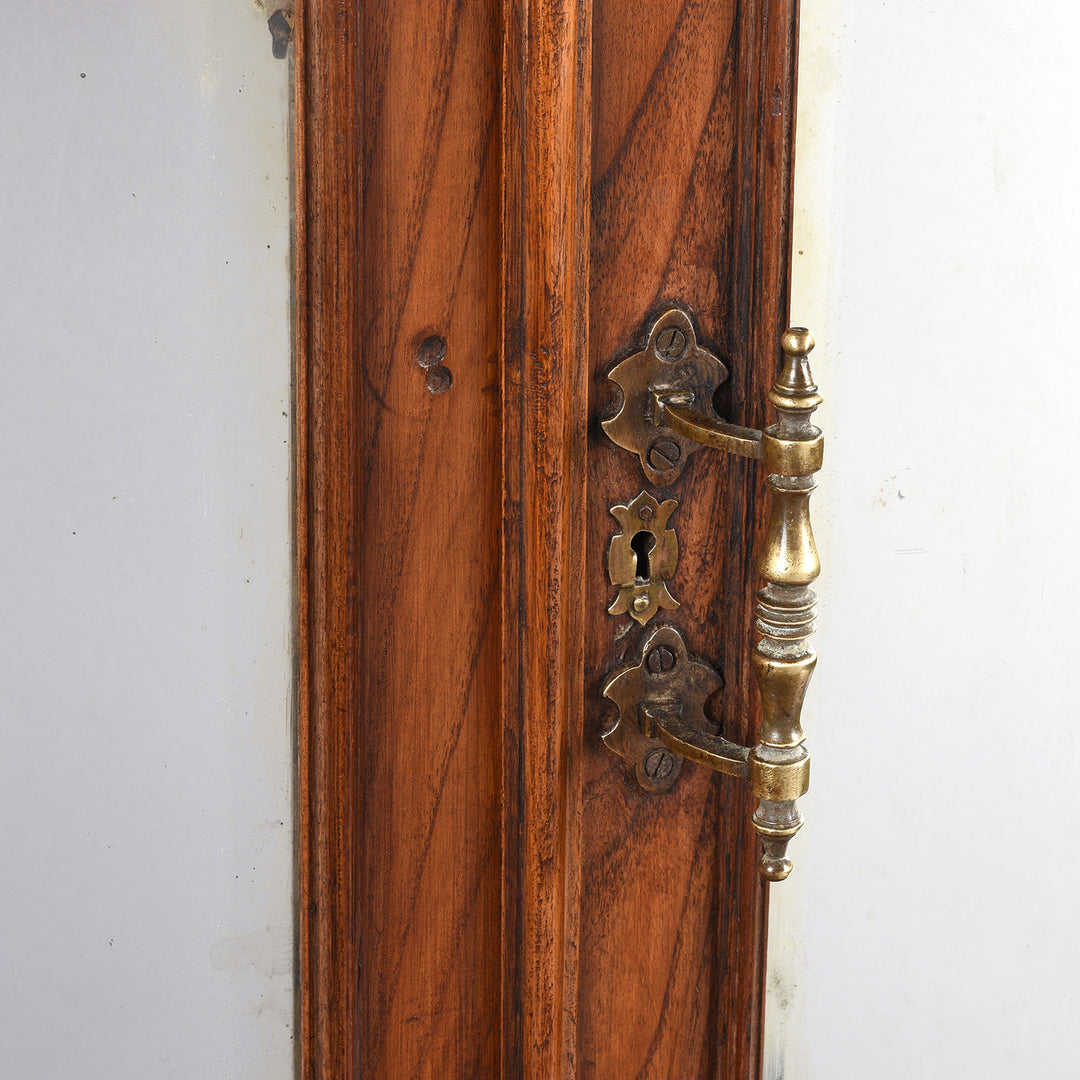 Handle Detail From Antique Sunburst Almirah Indian Cabinet From Gujarat | Indigo Antiques