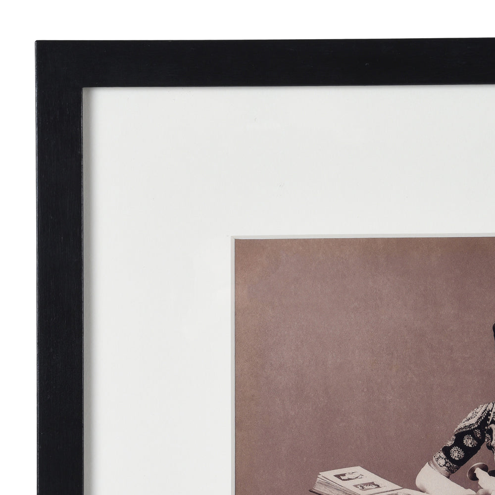 Frame Detail From Framed Photo of Maharaja of Jhalawar- Copy of Original Plate | Indigo Antiques