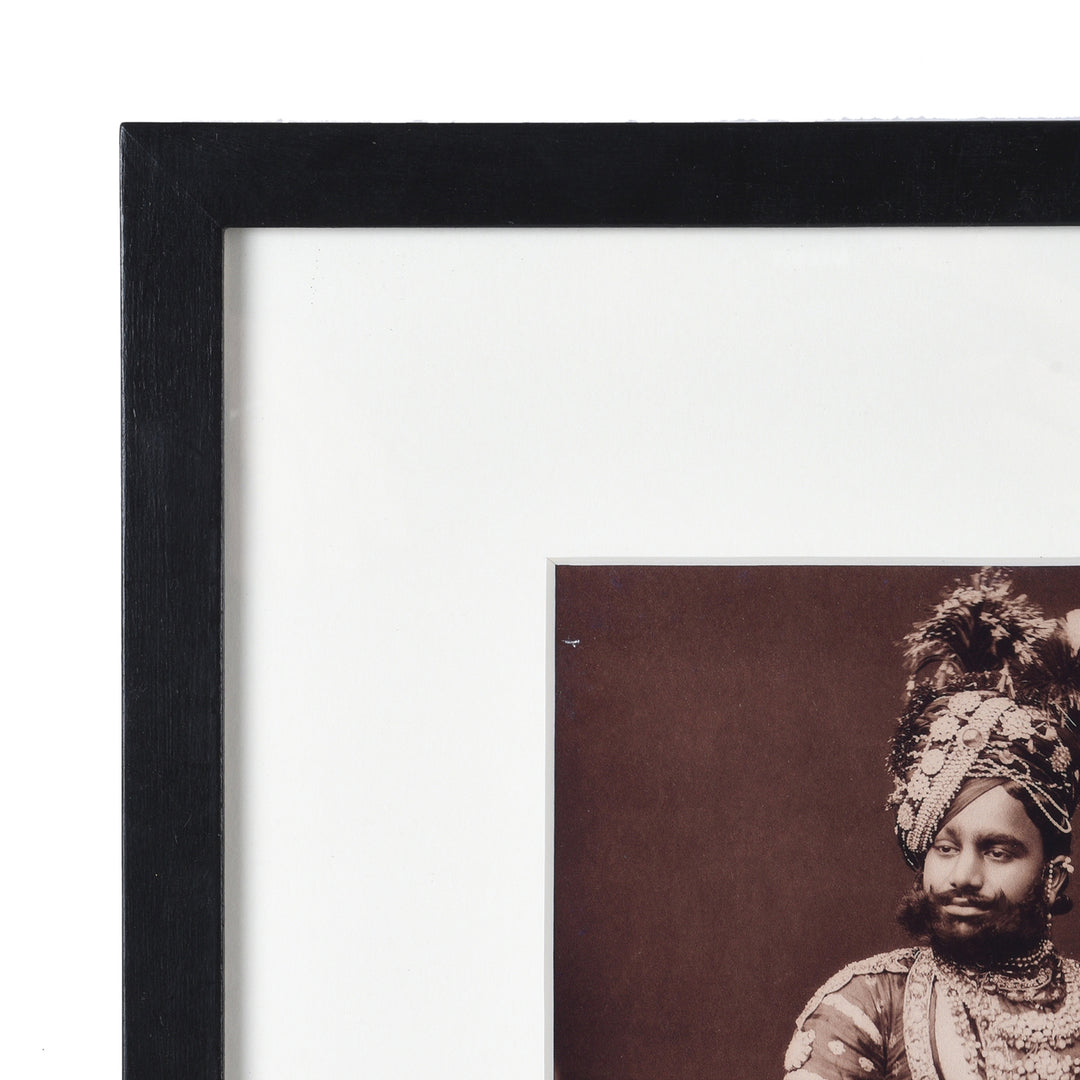Frame Detail From Framed Raja of Rutlam - Copy of Original Plate | Indigo Antiques
