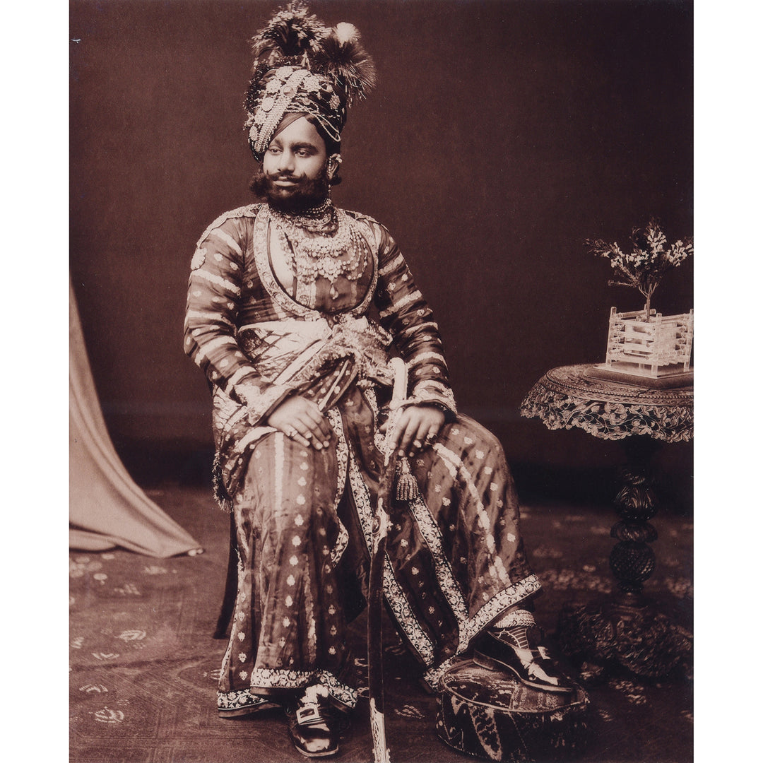 Framed Raja of Rutlam - Copy of Original Plate | Indigo Antiques