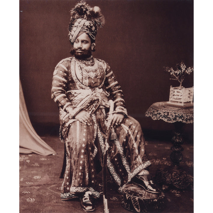 Framed Raja of Rutlam - Copy of Original Plate | Indigo Antiques