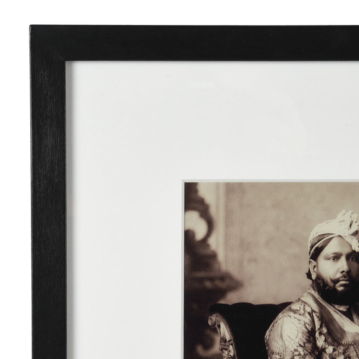 Frame Detail From Framed Photo Maharaja of Bhurutpore - Copy of Original Plate | Indigo Antiques