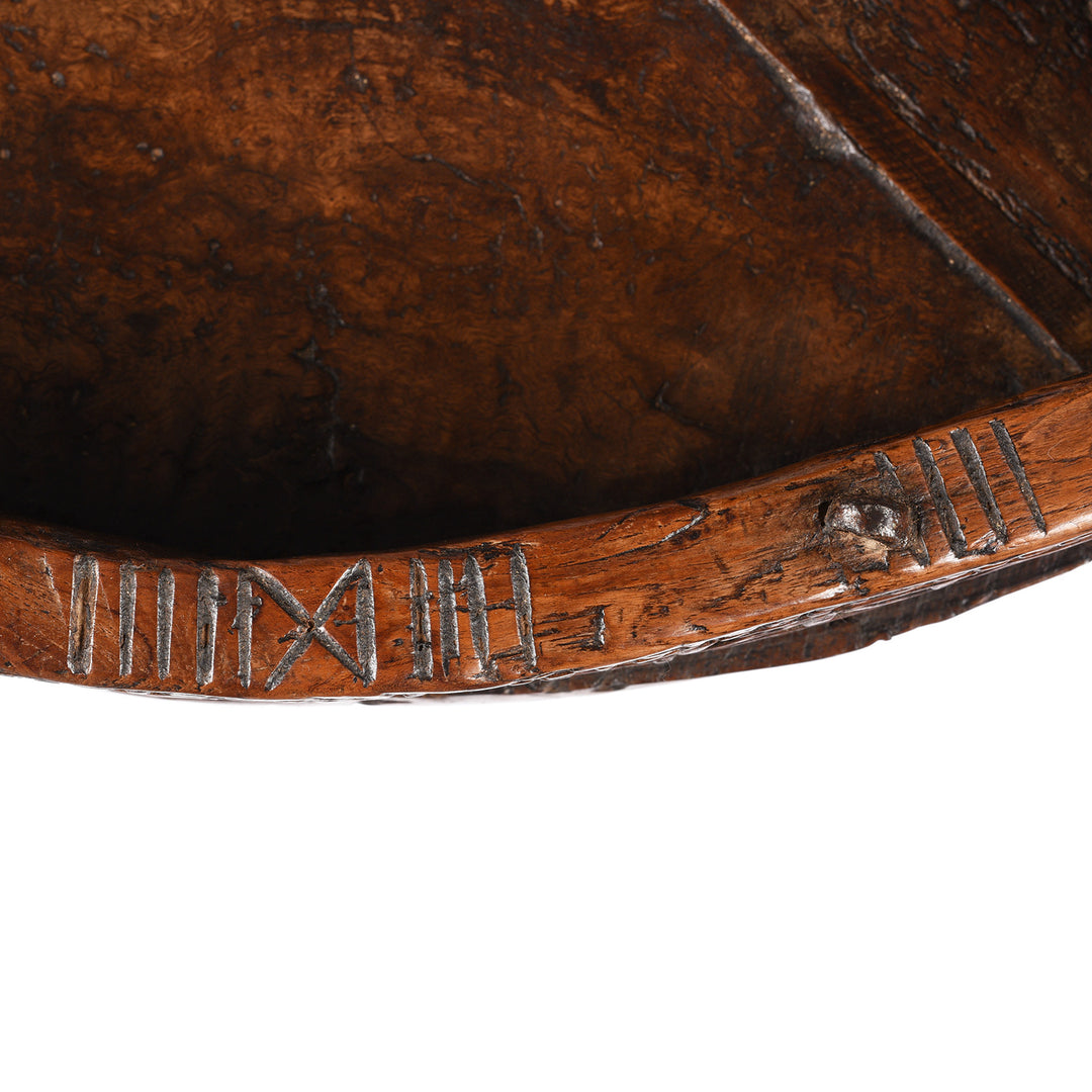 Detail From Antique Indian Chakki Coffee Table From Rajasthan | Indigo Antiques