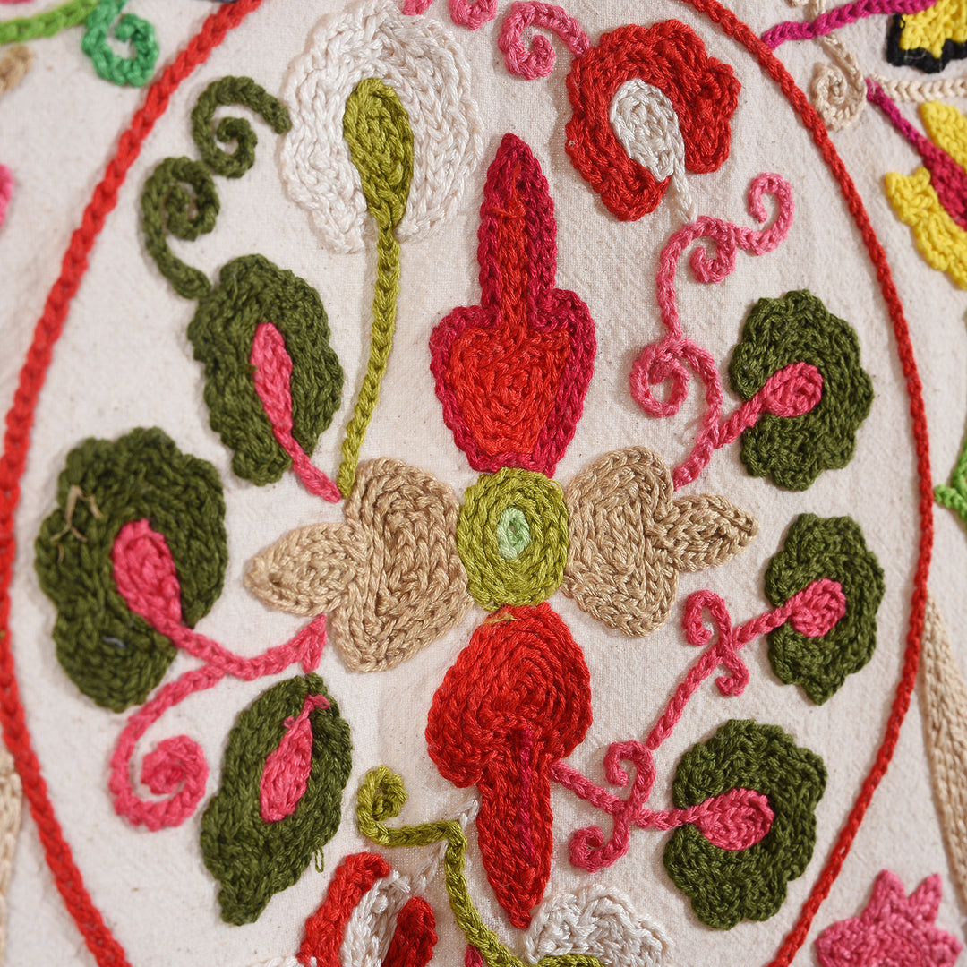 Stitch Design From Handmade Suzani Design Embroidery - Rajasthan | Indigo Antiques