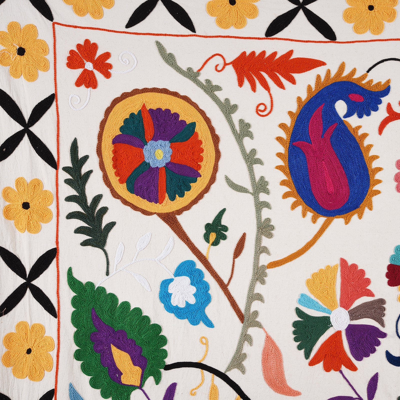 Embroidered Suzani Throw | Indigo Antiques