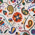 Embroidered Suzani Throw (228 x 152 cm)