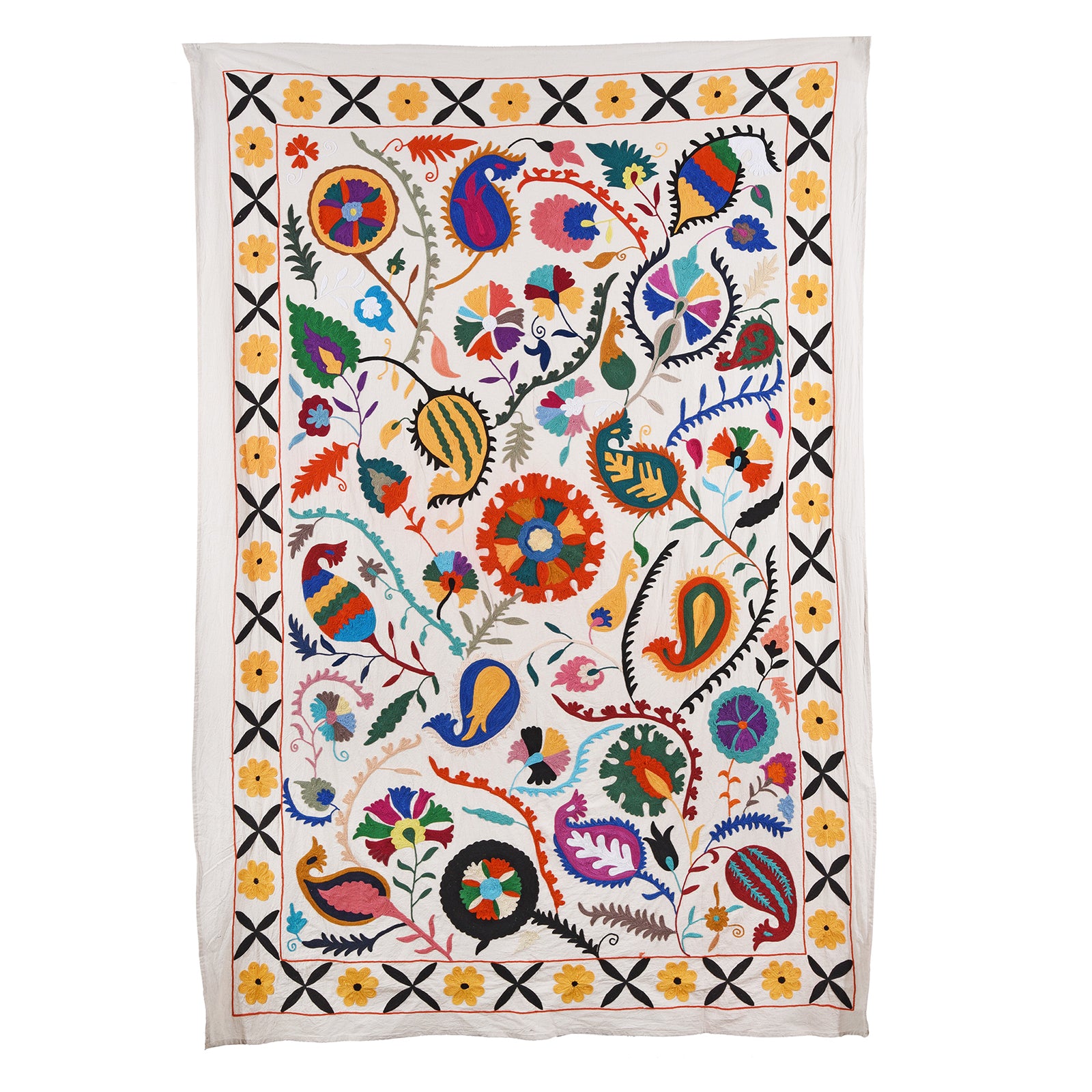 Embroidered Suzani Throw | Indigo Antiques