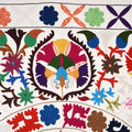 Embroidered Suzani Throw (222 x 148 cm)