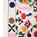 Embroidered Suzani Throw (222 x 148 cm)