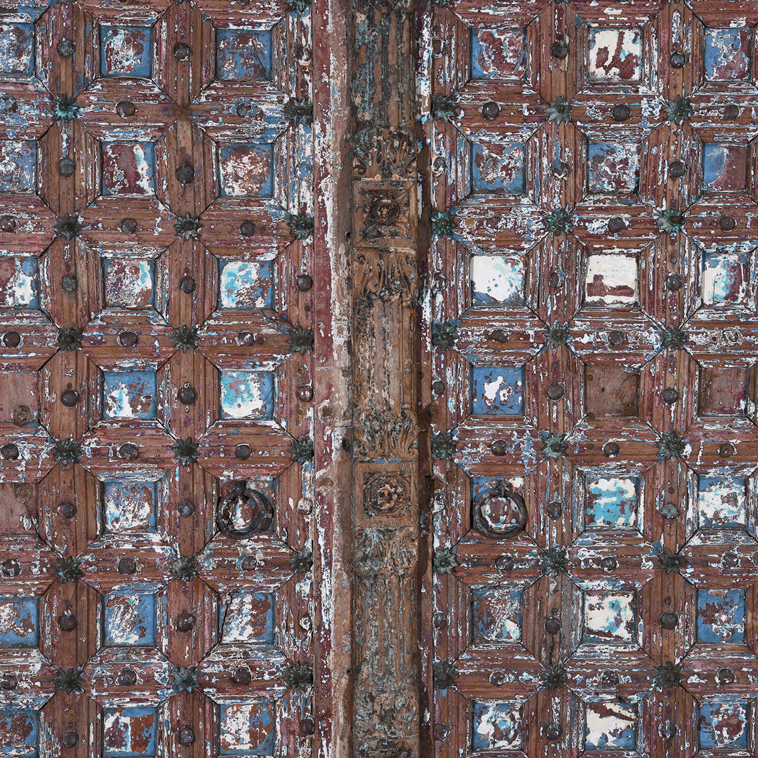 Doors Detail From Carved 19th Century Teak Door From Punjabi Haveli