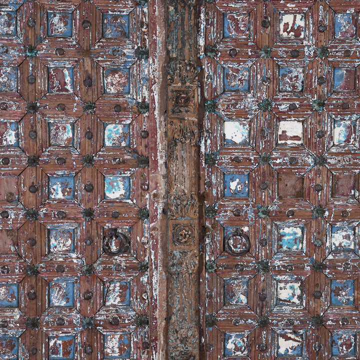 Doors Detail From Carved 19th Century Teak Door From Punjabi Haveli