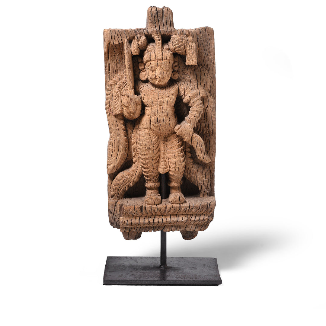 Carved Teak Chariot Carving From India  19th Century | INDIGO ANTIQUES