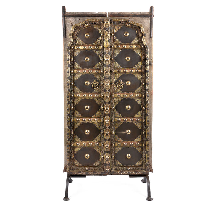 Antique Shekhawati Door, Iron Bound | Indigo Antiques
