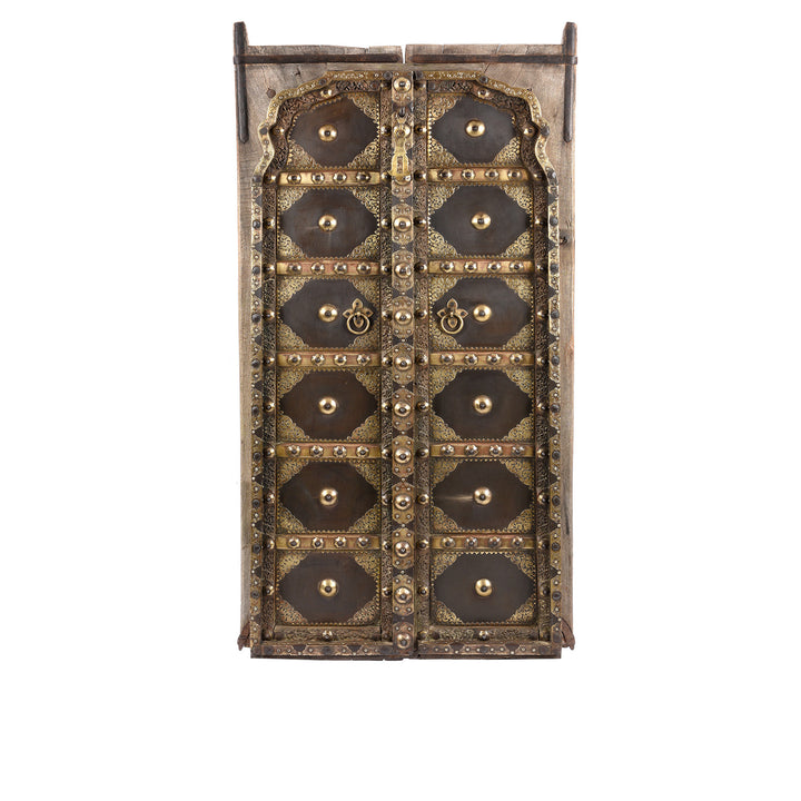 Antique Shekhawati Door, Iron Bound | Indigo Antiques