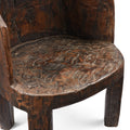 Carved Tribal Chair From Nagaland -  Ca 1930