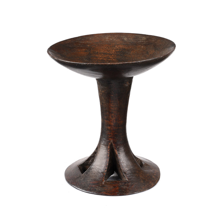 Carved Tribal Food Bowl From Nagaland | Indigo Antiques