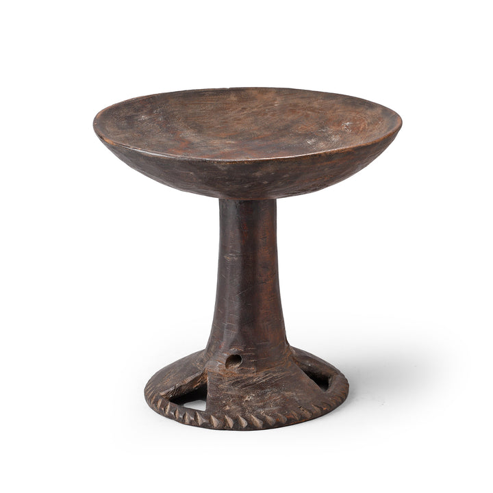 Carved Tribal Food Bowl From Nagaland | Indigo Antiques