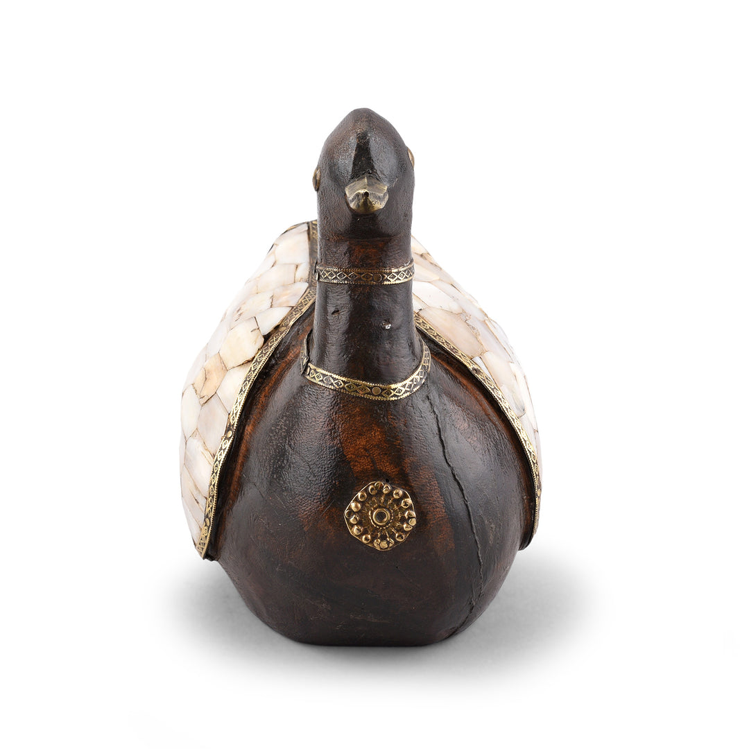 Vintage Indian Mother Of Pearl Inlay Duck