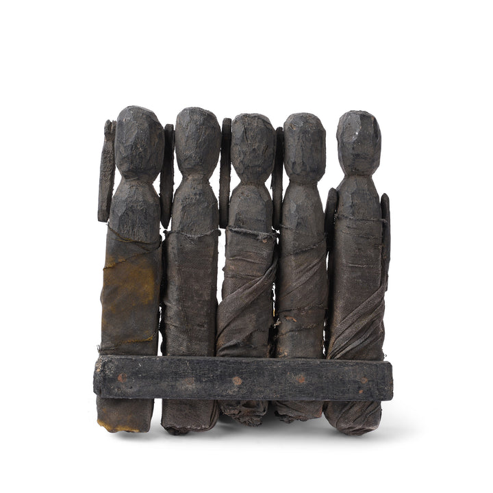 Back Of Nau Durga Temple Dolls From Nepal | Indigo Antiques