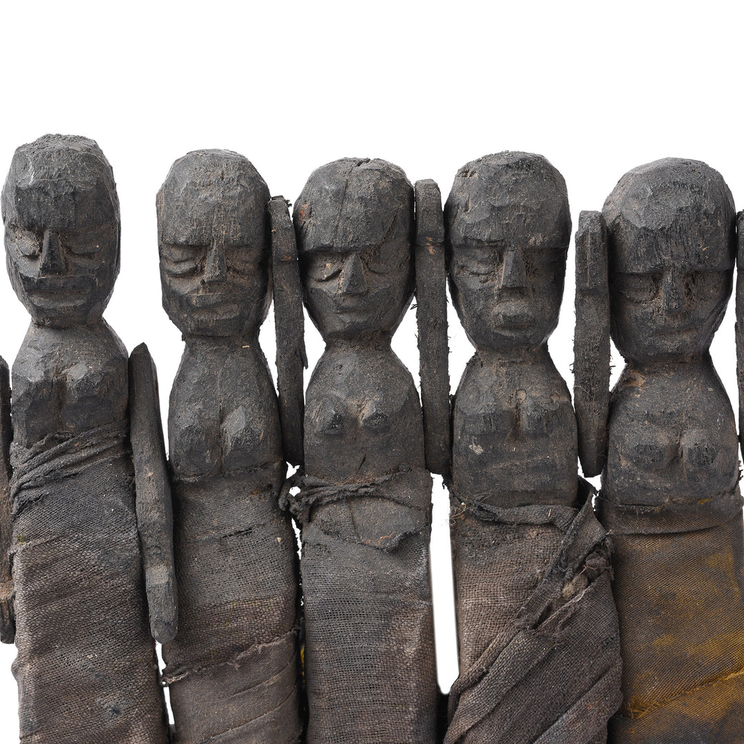 Detail From Nau Durga Temple Dolls From Nepal | Indigo Antiques