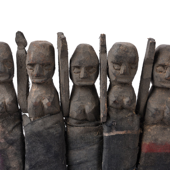 Detail From Nau Durga Temple Dolls From Nepal | Indigo Antiques