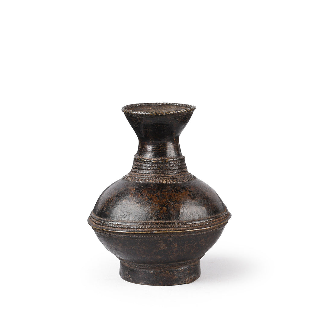 Dhokra Brass Pot From Orissa | Indigo Antiques