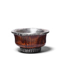 Silver & Burr Tibetan Tsampa Bowl - Ca 1900