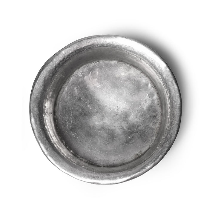 Interior Of Silver & Burr Walnut Tsampa Bowl From Tibet | Indigo Antiques 