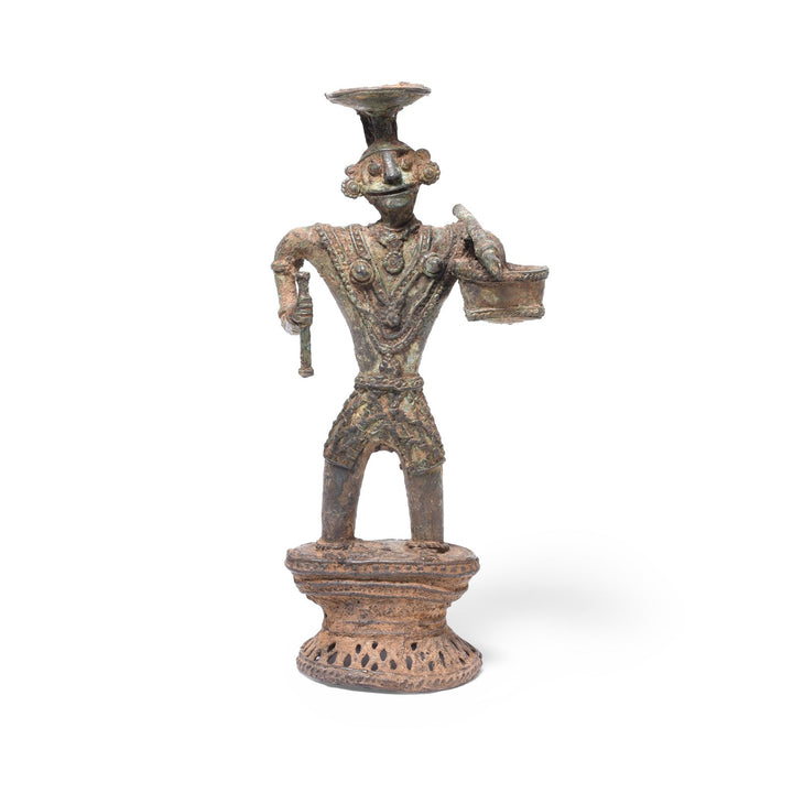 Antique Bastar Dhokra Figure of Mitki | Indigo Antiques