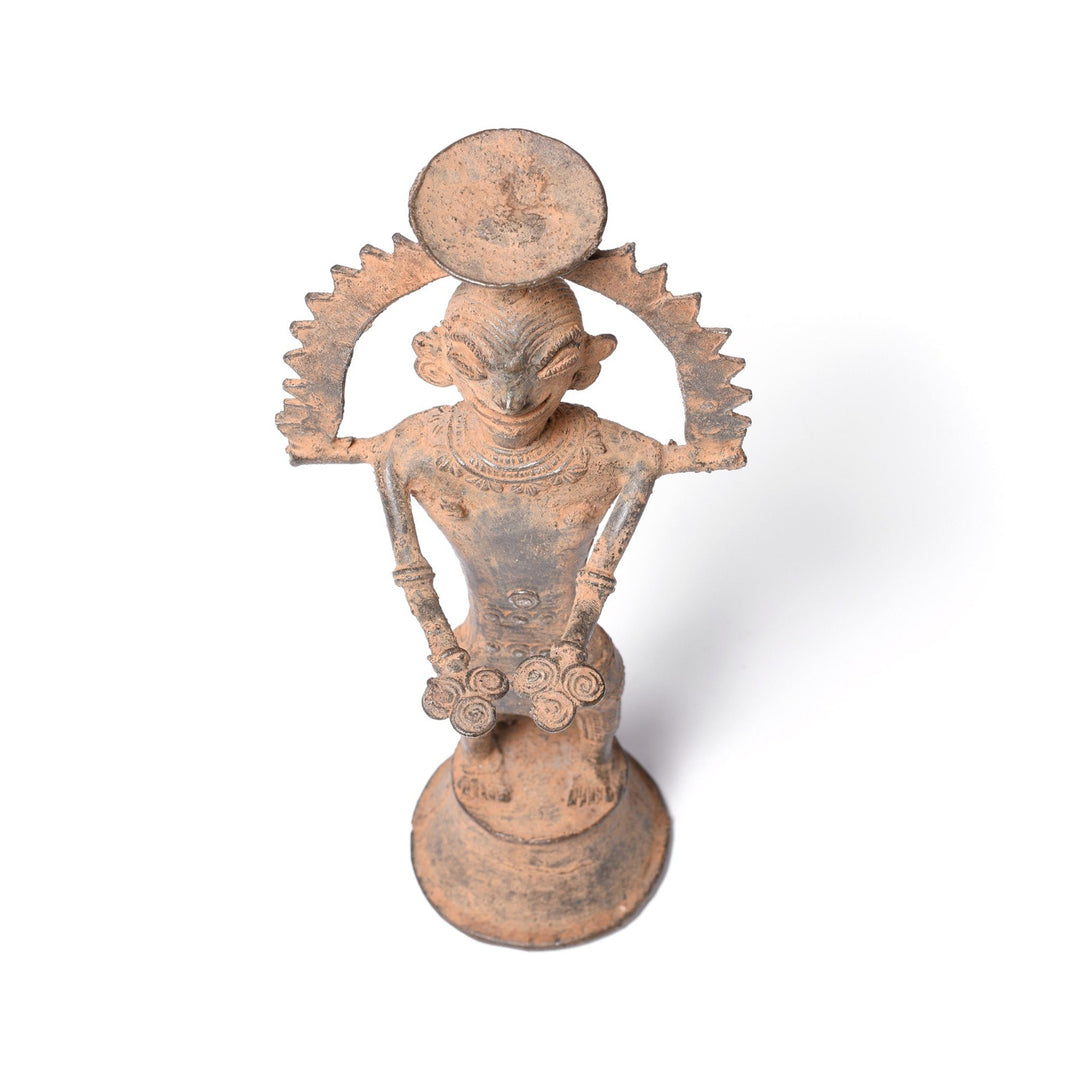 Top down Bastar Goddess Figure From Chhattisgarh | Indigo Antiques