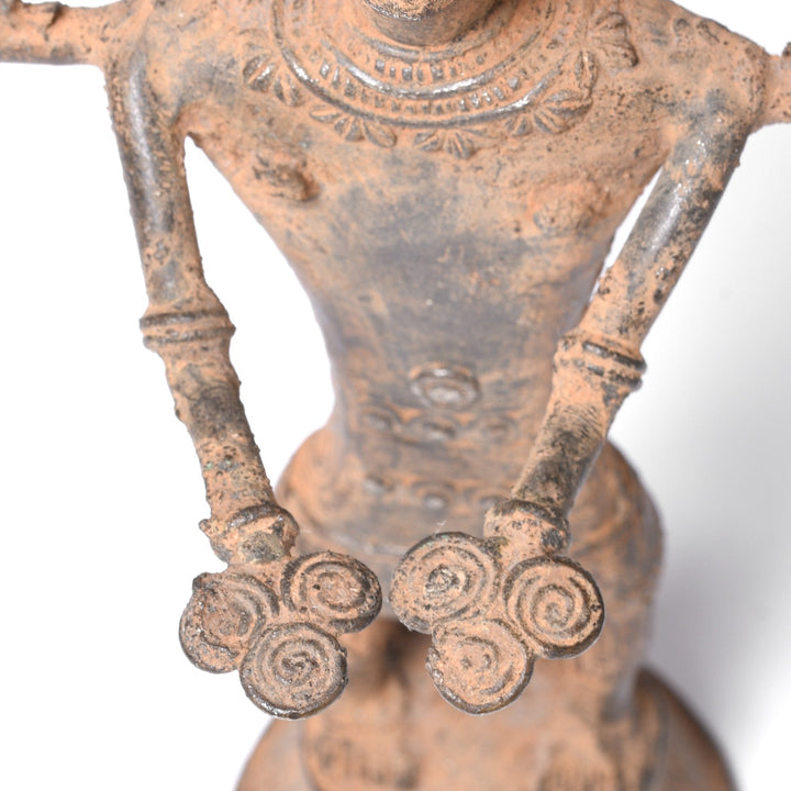 Hand Detail of a Bastar Goddess Figure From Chhattisgarh | Indigo Antiques