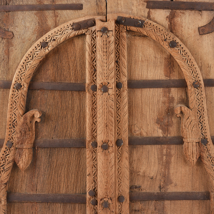 Mughal Arch Detail From Antique Indian Window Shutters | Indigo Antiques