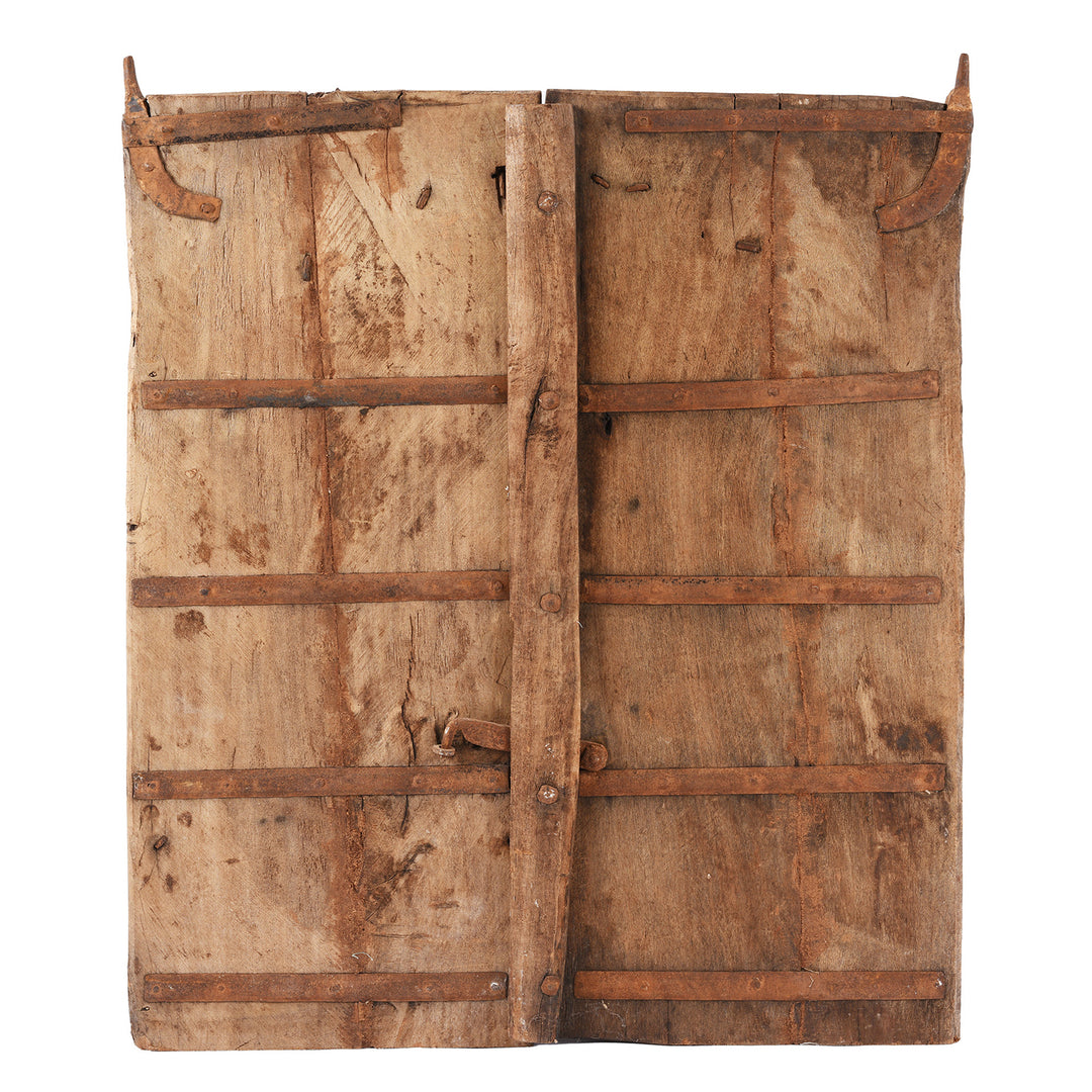 Back Of Antique Indian Window Shutters | Indigo Antiques