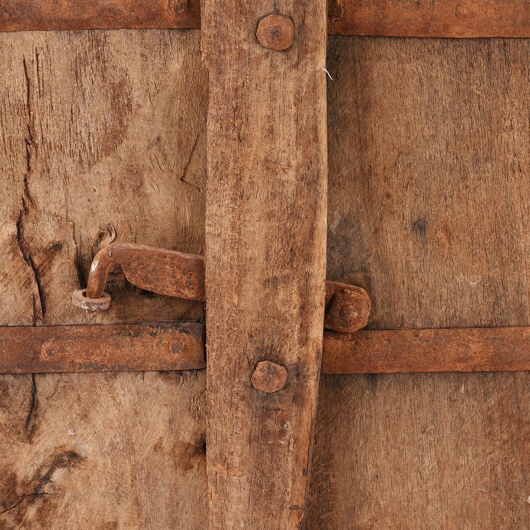 Latch Detail From Antique Indian Window Shutters | Indigo Antiques