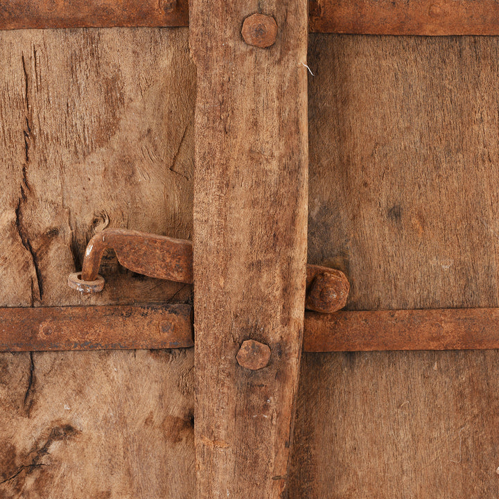 Latch Detail From Antique Indian Window Shutters | Indigo Antiques